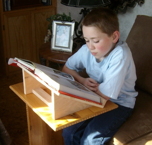 oak book stand free woodworking plans Book Covers