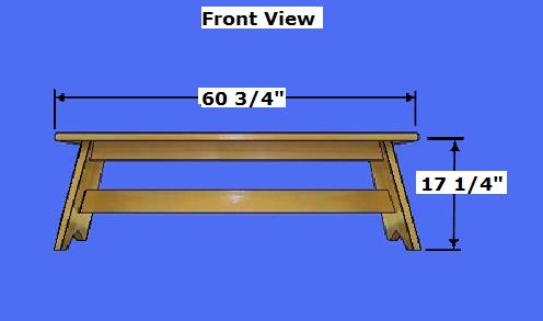 Free Bench Plans - How to Build A Wooden Bench