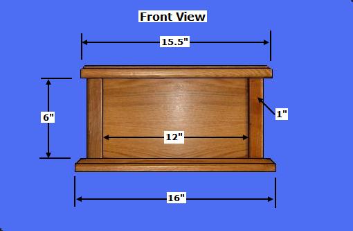 Woodwork Cremation Urn Plans Wood PDF Plans