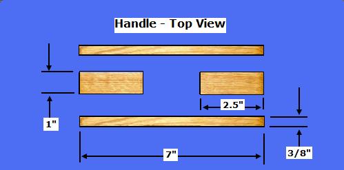 Step 1: Cut out the Sword Pieces - Determine the desired size of your 